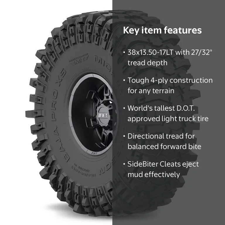 Mickey Thompson Baja Pro XS 38X13.50-17LT - Walmart.com