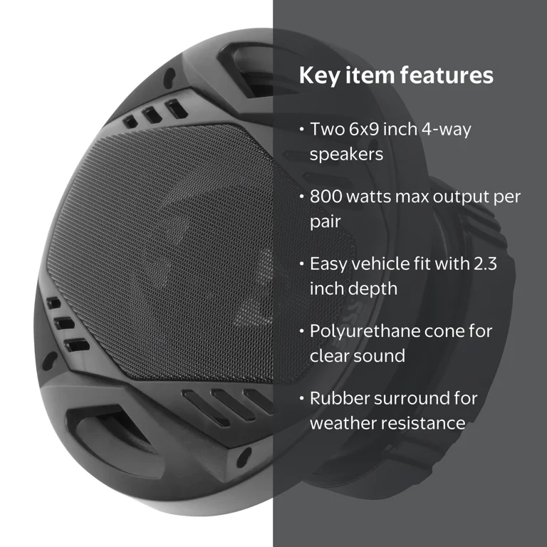 BOSS Audio Systems, Car Speakers, NX694 6 x 9 inches, 800 Watts