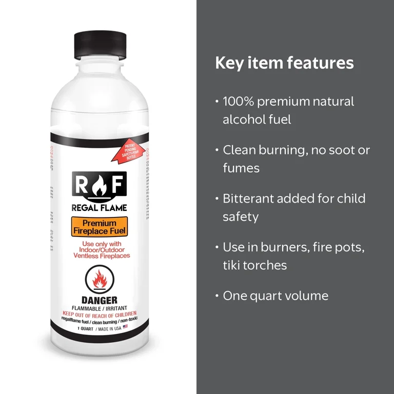 Regal Flame Bio Ethanol 1 Quart 2 Hour Gel Fuel - Walmart.com