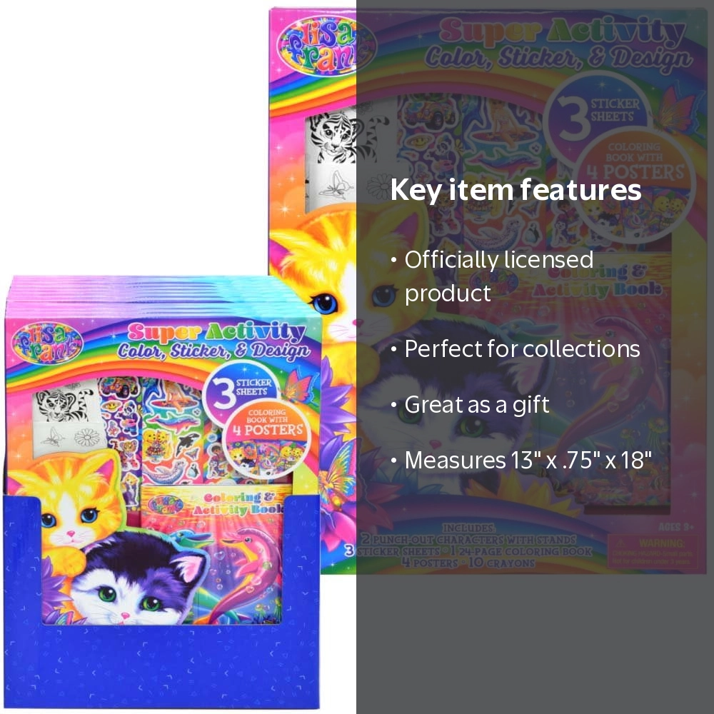 1 Set Lisa Frank Super Activity Set in PDQ - Walmart.com