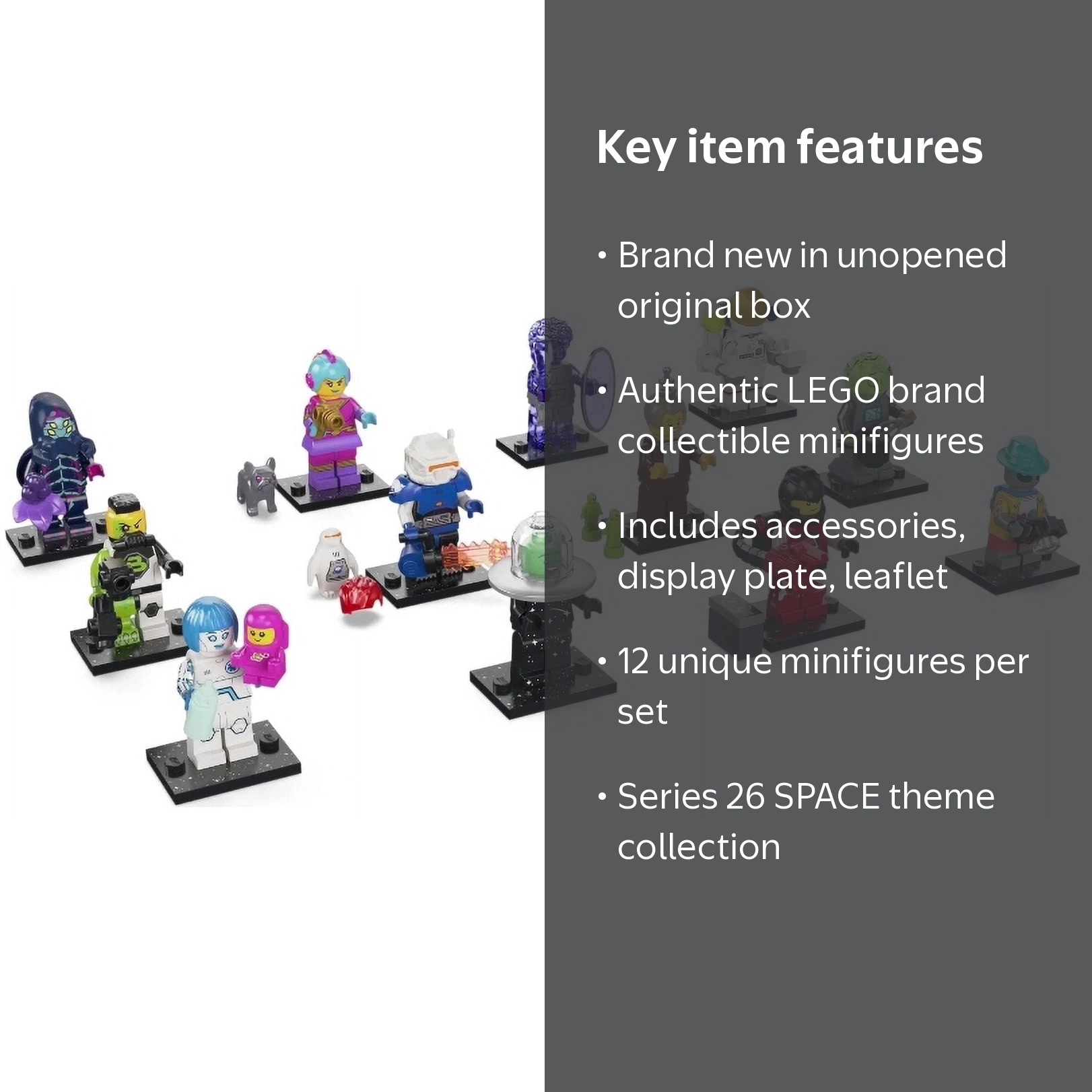 LEGO, Space Collectible Minifigures, Series 26 71046, 12 Piece Set