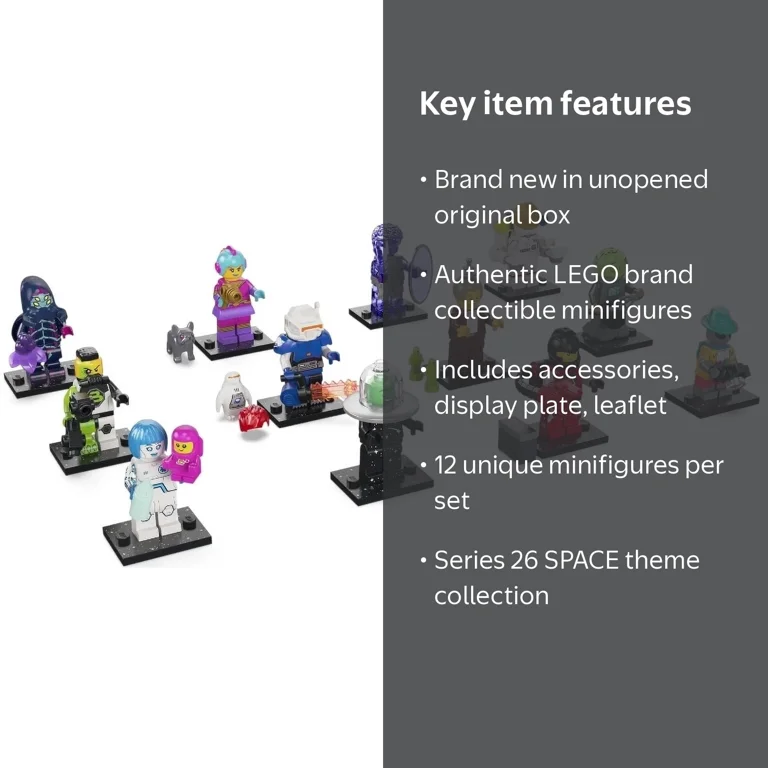 LEGO, Space Collectible Minifigures, Series 26 71046, 12 Piece Set