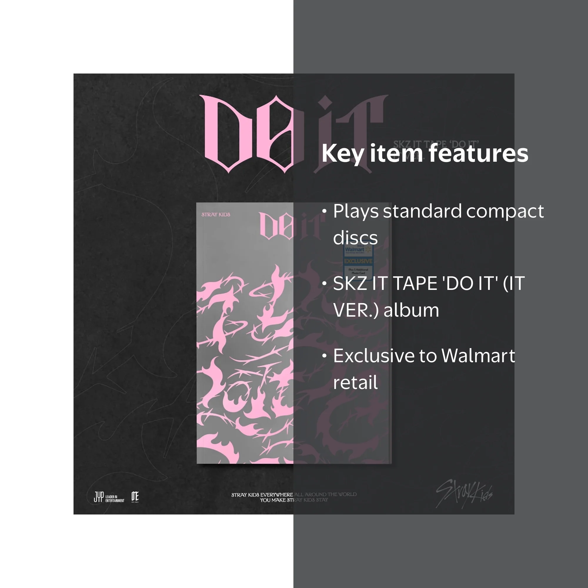 Stay Kids - SKZ IT TAPE 'DO IT' (IT VER.) (Walmart Exclusive) - CD