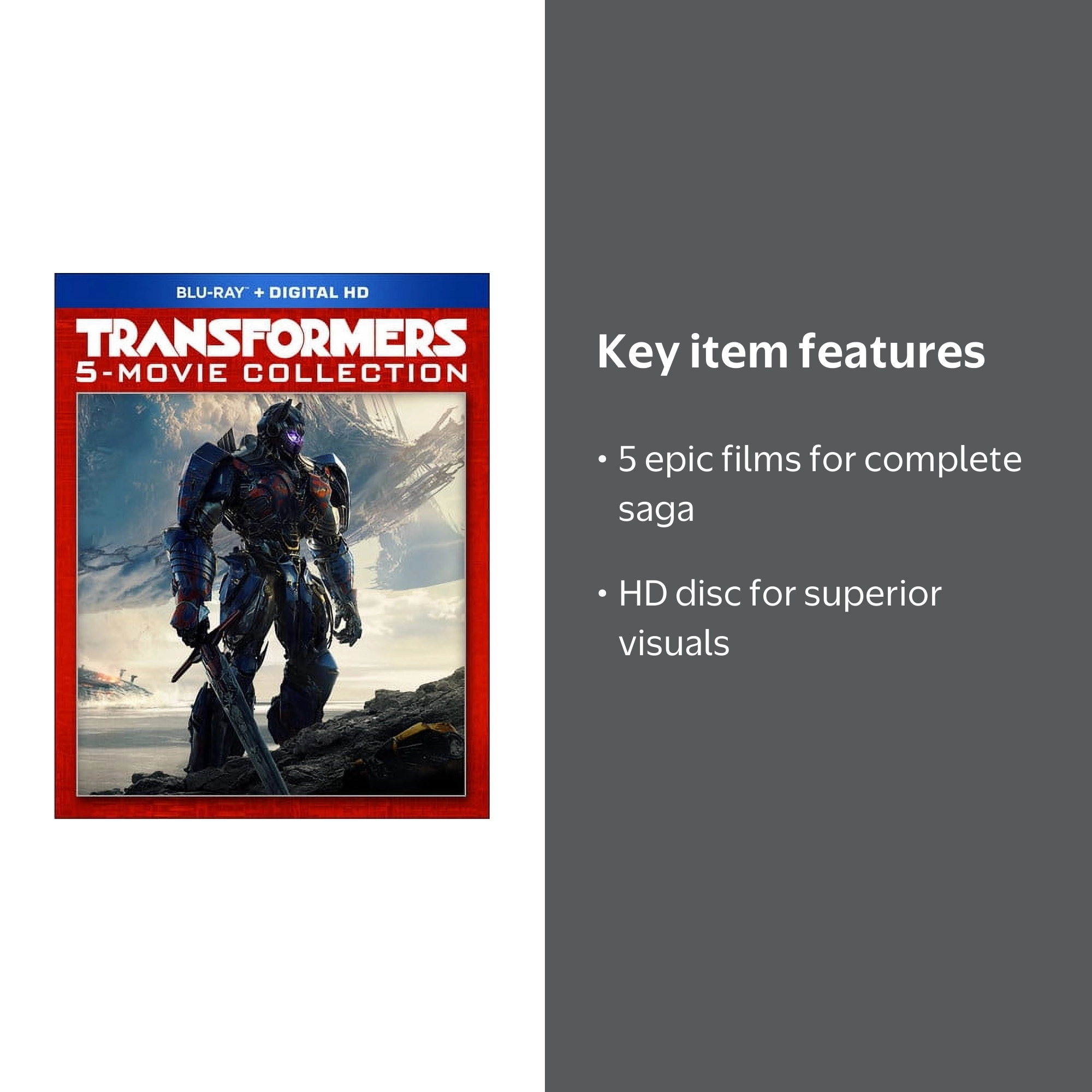 Paramount, Transformers: 5-Movie Collection, Blu-ray, 5 Movie Set
