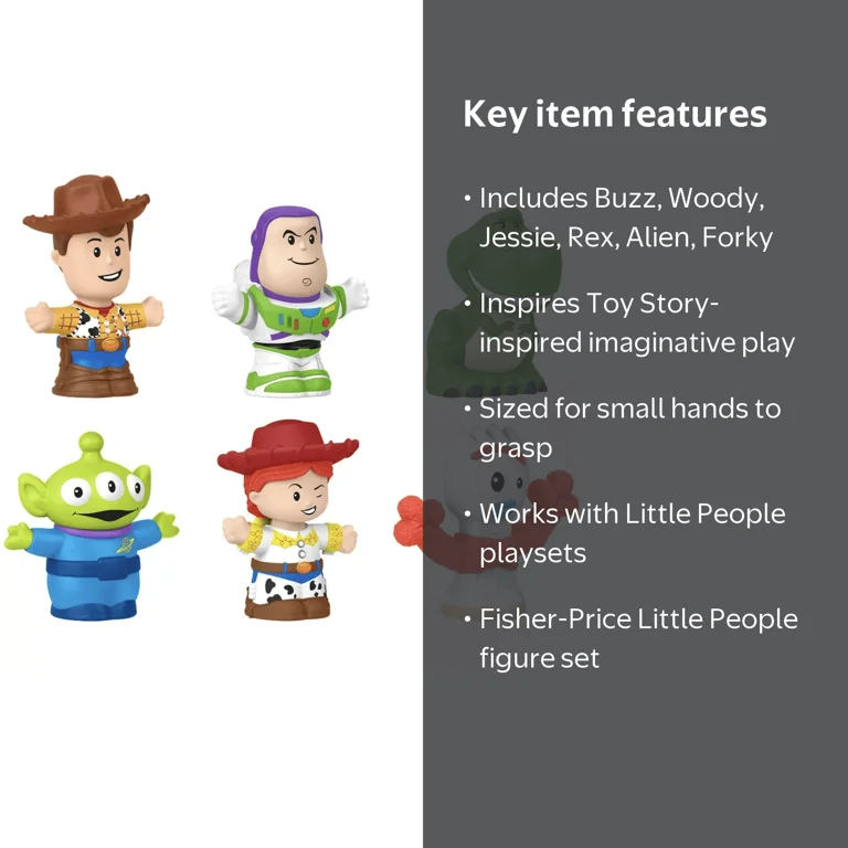 Fisher-Price Little People Disney Pixar Toy Story 6-Piece Figure