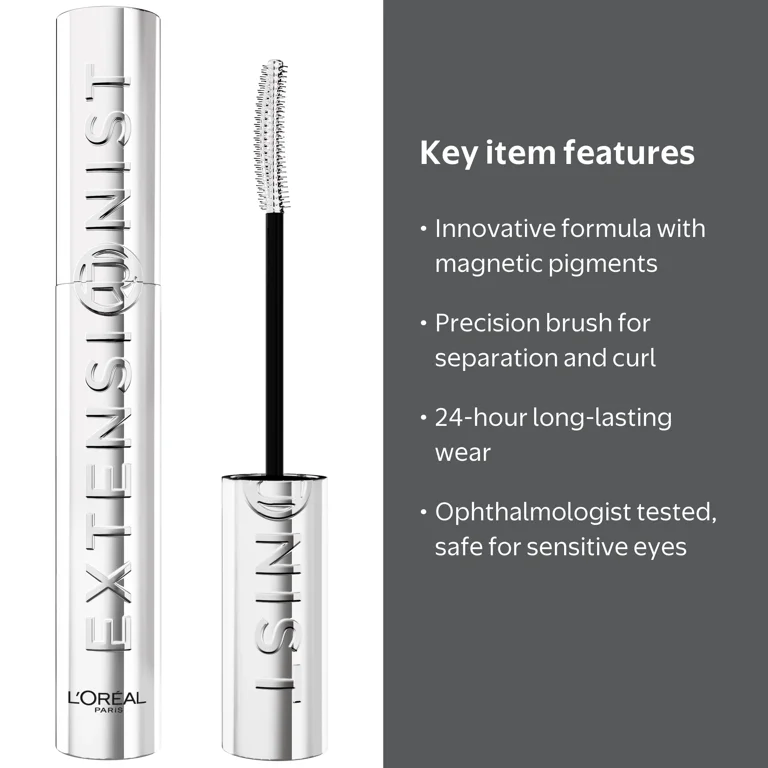 L'Oreal Paris Extensionist Mascara, Blackest Black Washable 995