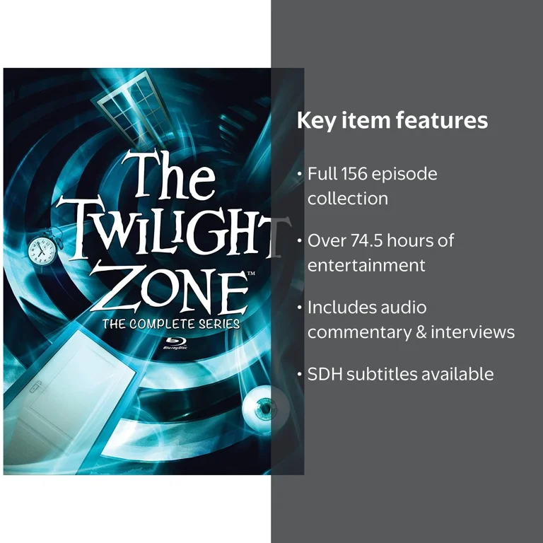 CBS, The Twilight Zone: The Complete Series, 24 discs, 156