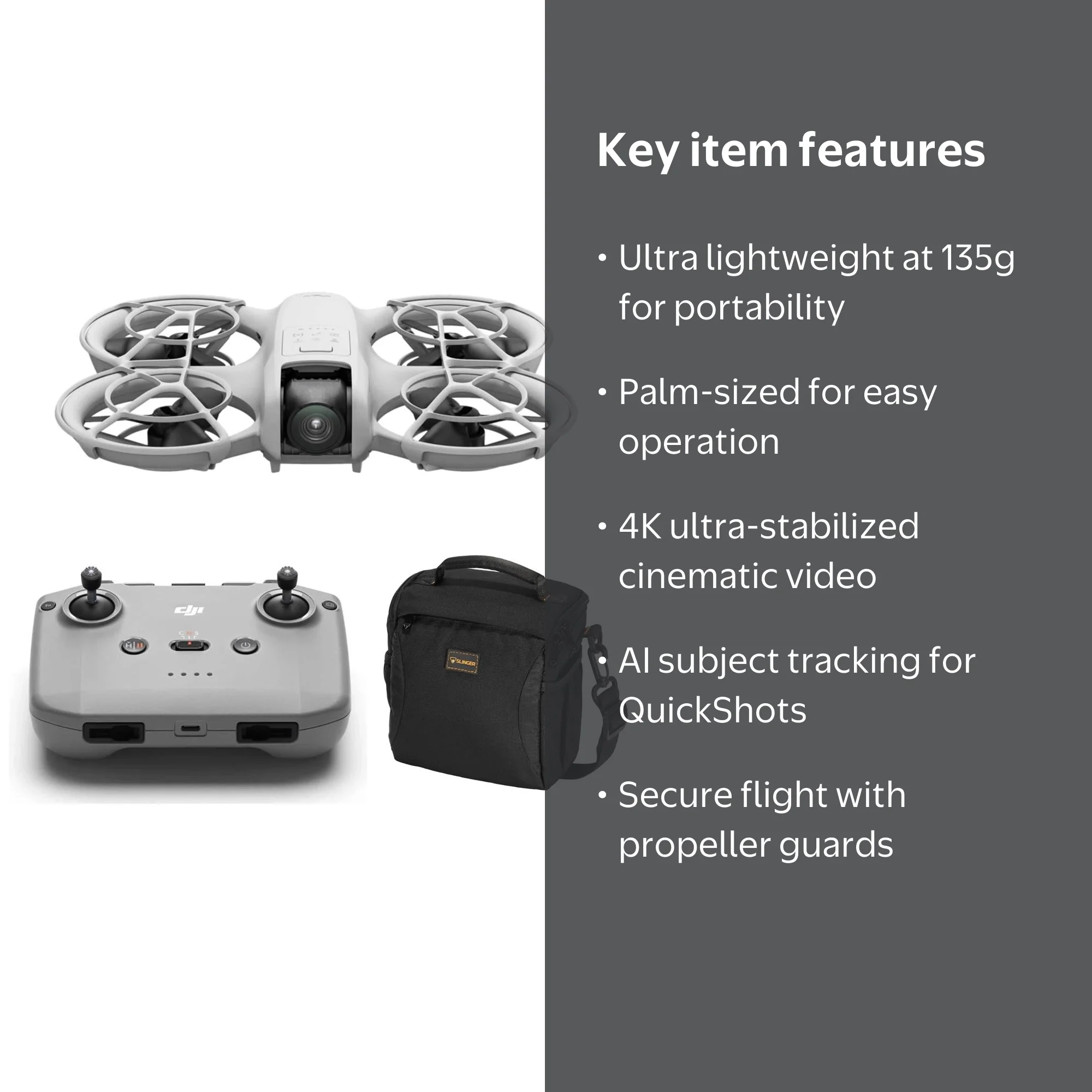 DJI DJI Neo Drone With RC-N3 Remote Controller - Walmart.com