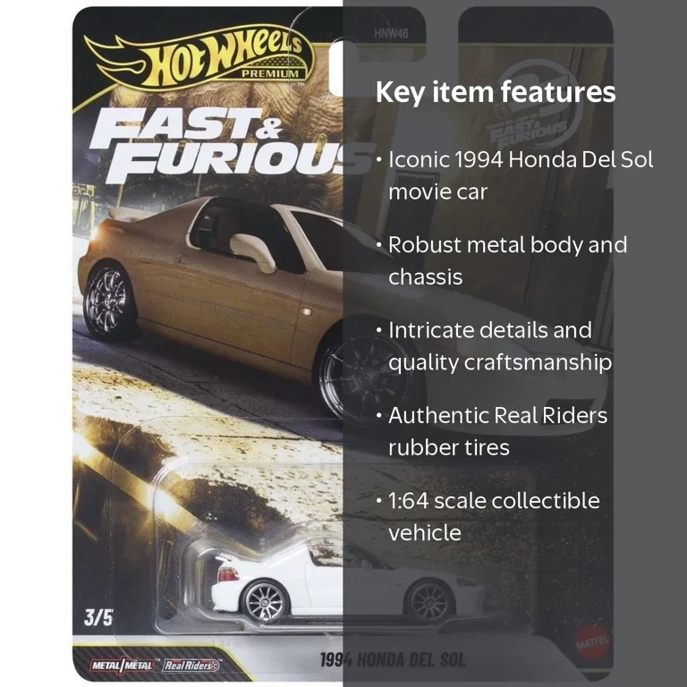 Hot Wheels, Fast and Furious 25th Anniversary Premium, Speed Style