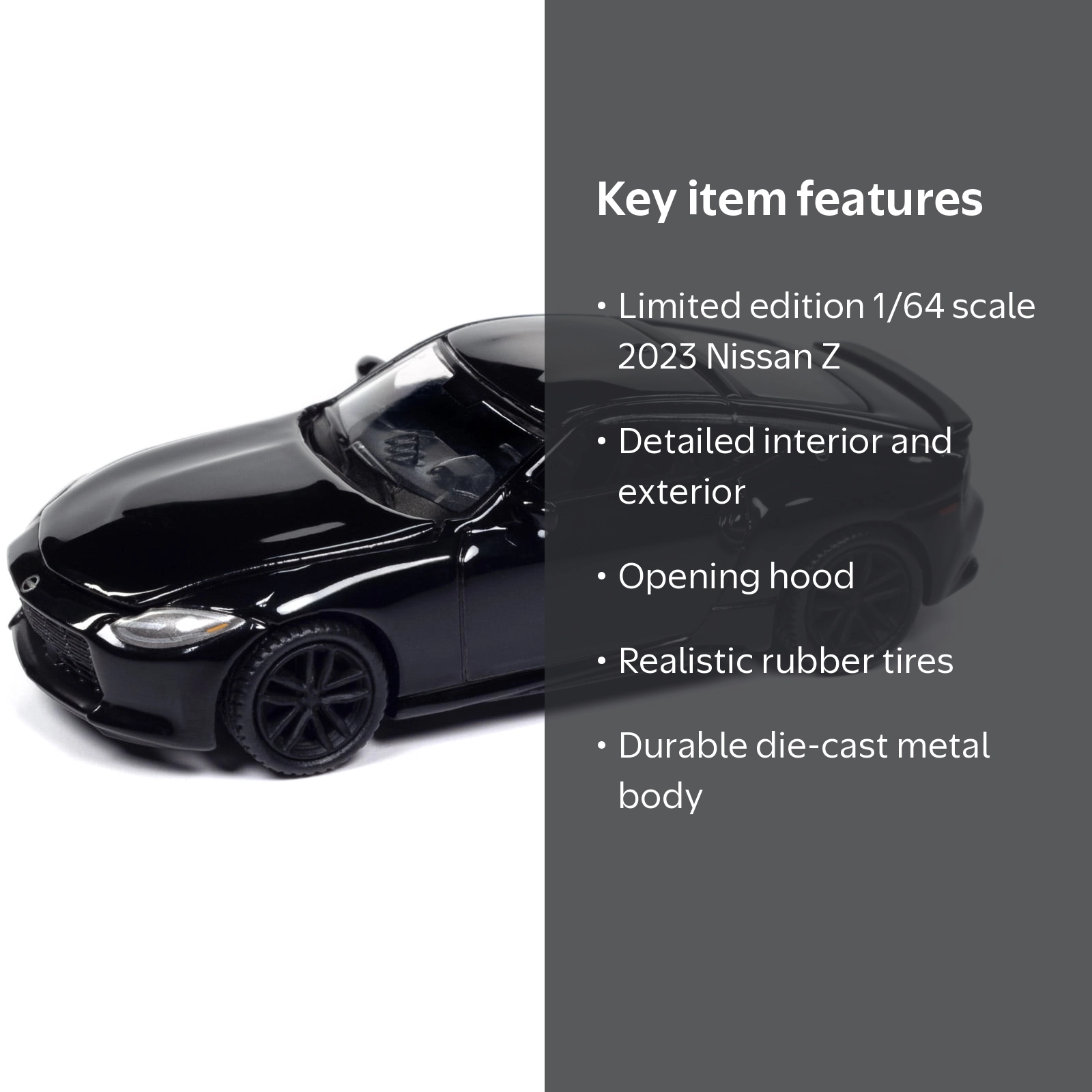 Auto World 1:64 Die Cast 2023 Nissan Z Black Diamond - Walmart.com