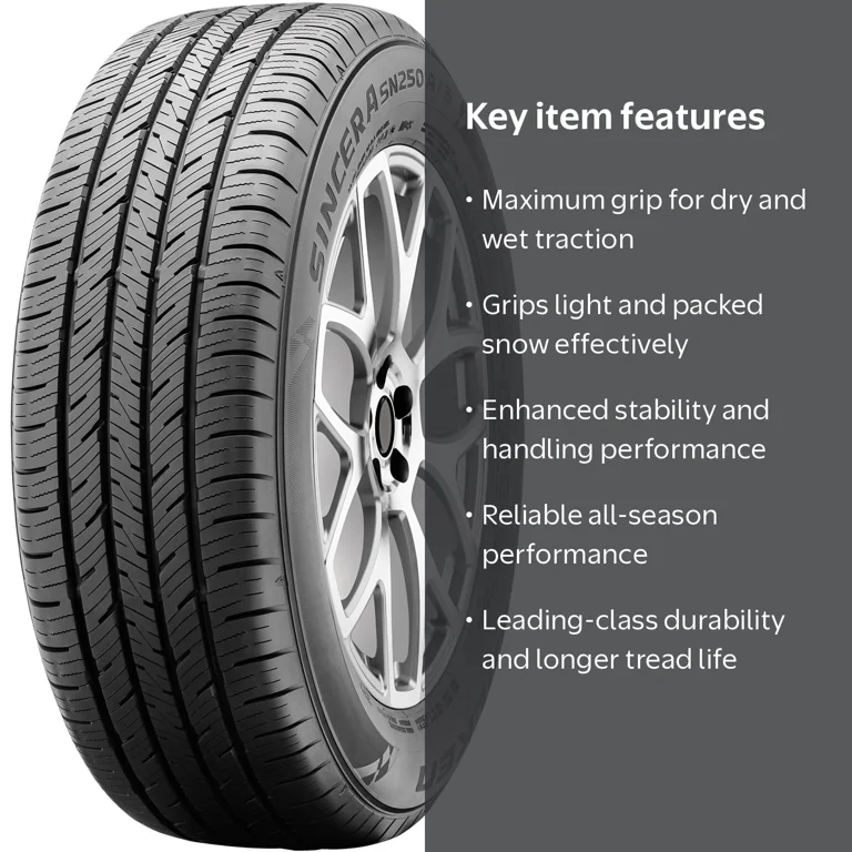 Falken Sincera SN250 A/S 225/60R18 100H BW All-Season Tire