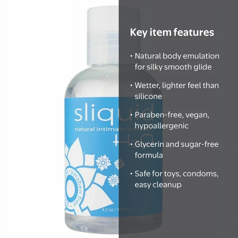 Sliquid, Water-Based Personal Lubricant, 4.2 fl Oz, Unscented