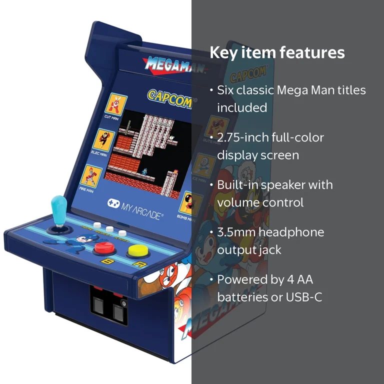 My Arcade Micro Player Pro Mega Man Portable Arcade Game System