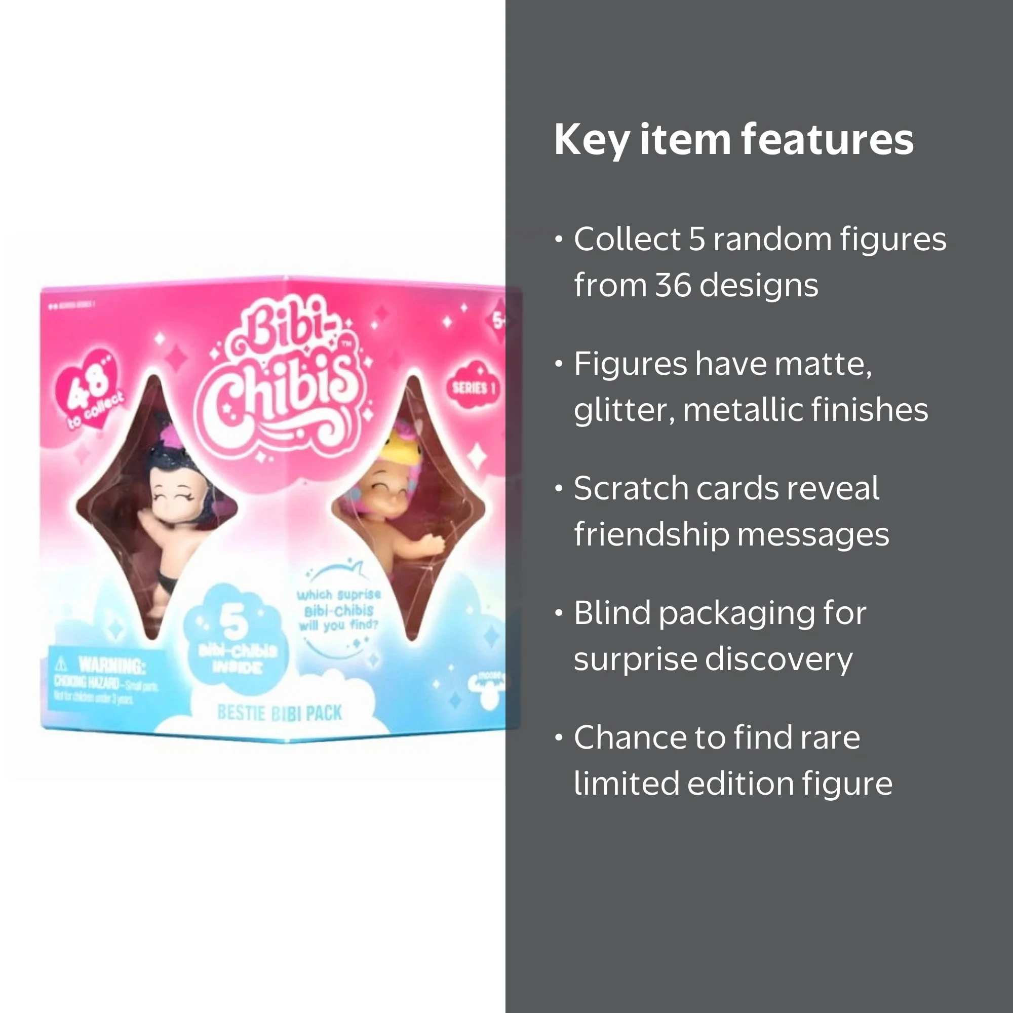 Bibi-Chibis Series 1 Bestie Bibi Pack (5 RANDOM Figures) - Walmart.com