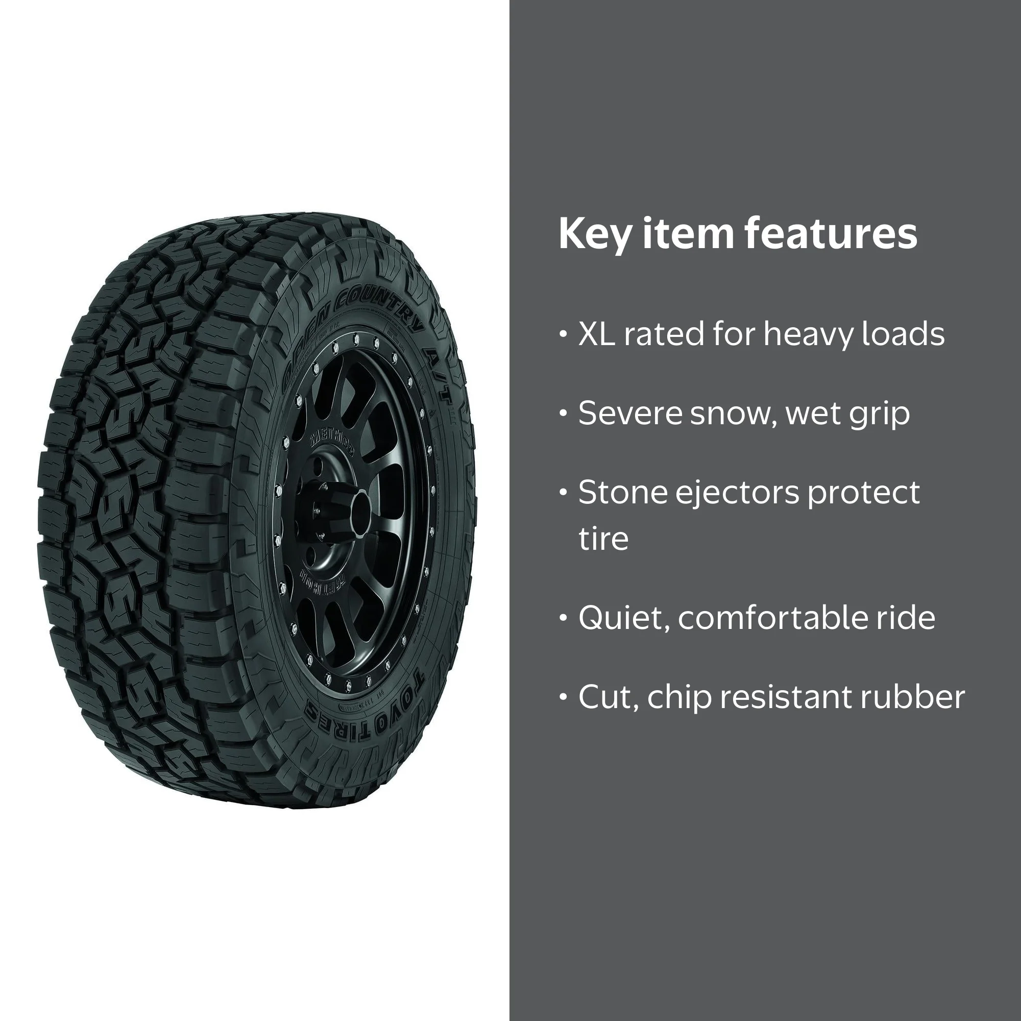 Toyo Open Country A/T III 215/65R17 Tire, Fits: 2011-14 Ford