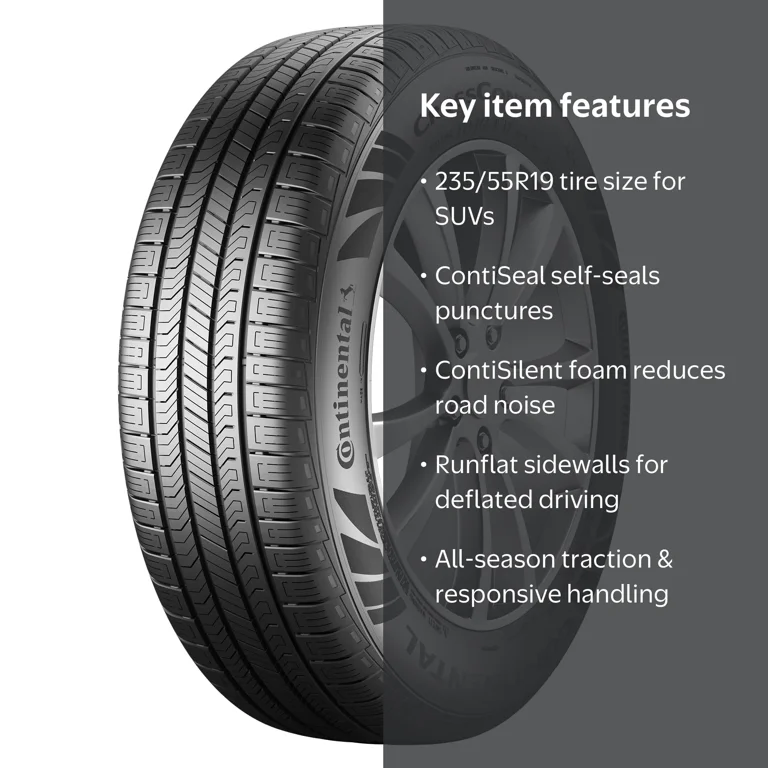 Continental CrossContact RX Luxury All-Season Touring Tire, 235