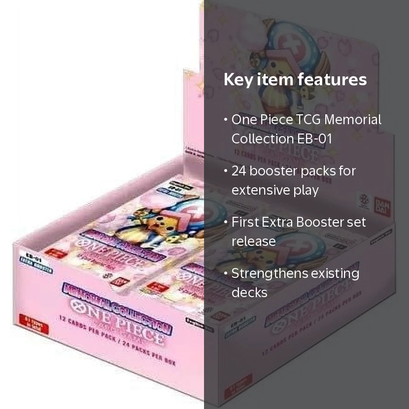 BANDAI HOBBY, Trading Cards, Memory Collection Booster Box, 24