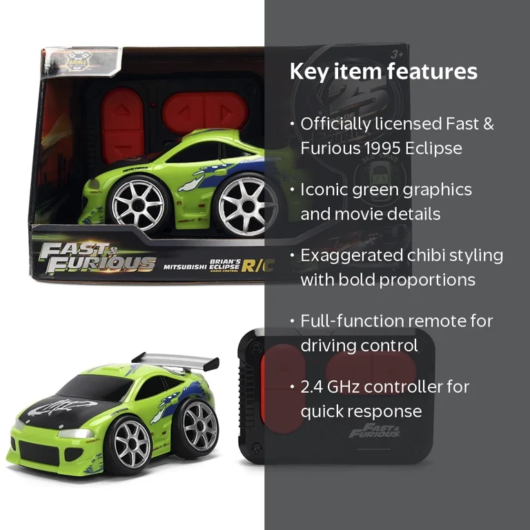 Jada Toys Fast & Furious 1:28 RC Small Blocks 1995 Mitsubishi