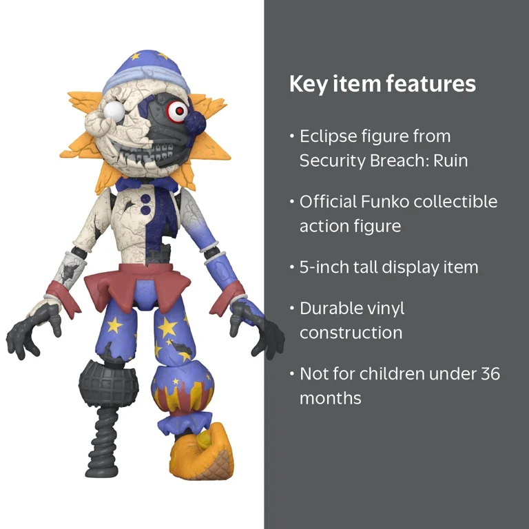 Funko Five Nights at Freddy's Eclipse Vinyl Action Figure, 5