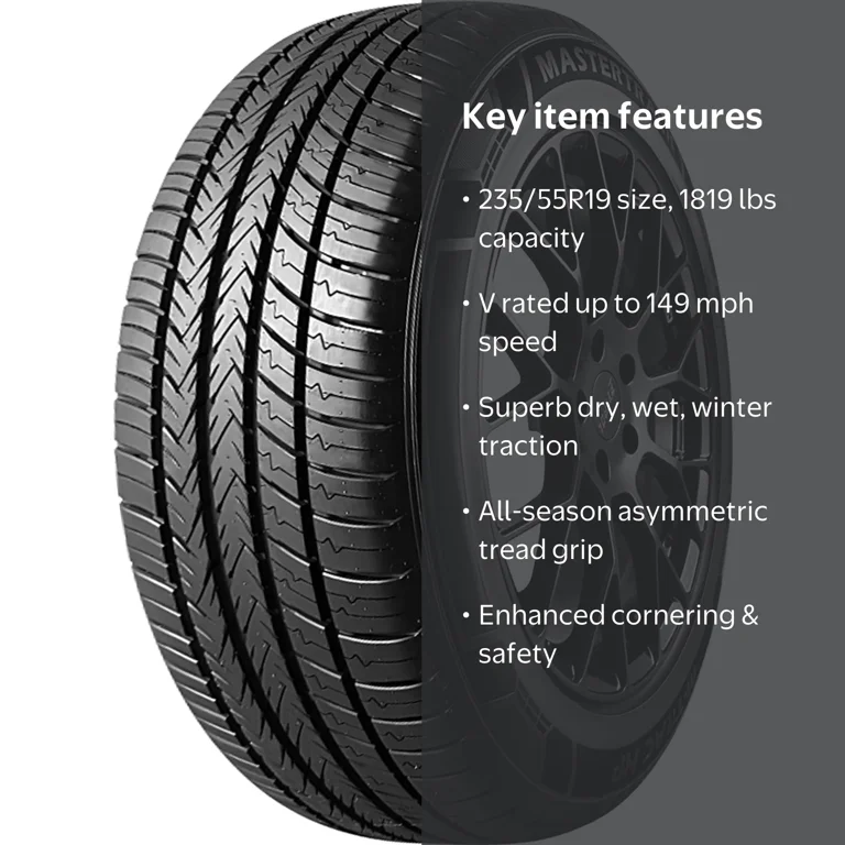 Mastertrack, Passenger Tire, 235/55R19, All Season, High