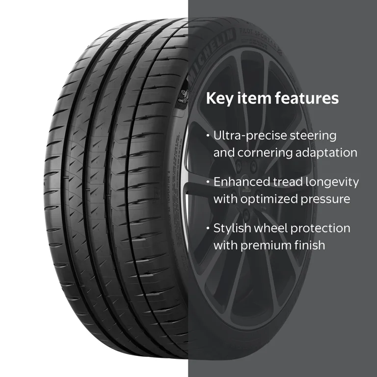 Michelin Pilot Sport 4S Performance Tire, 255/35ZR19 (96Y) XL