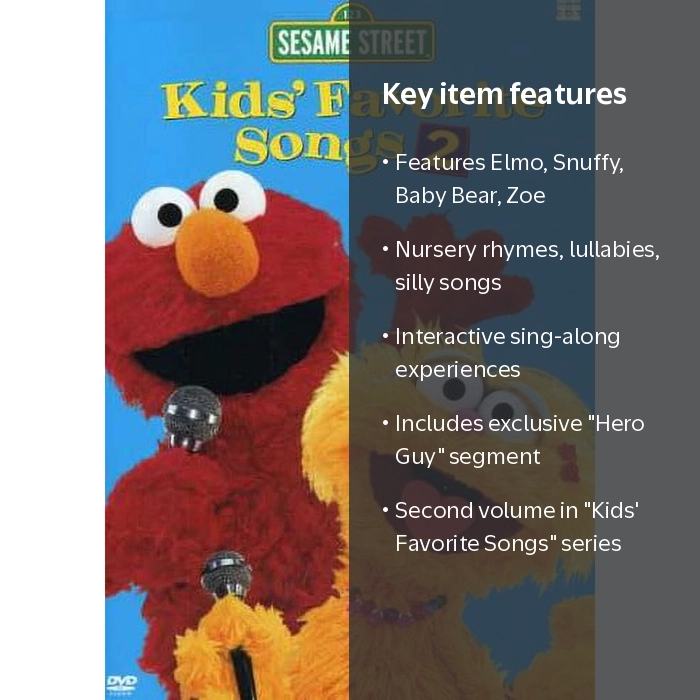 Kids Favorite Songs: Volume 2 (DVD), Sesame Street, Kids & Family