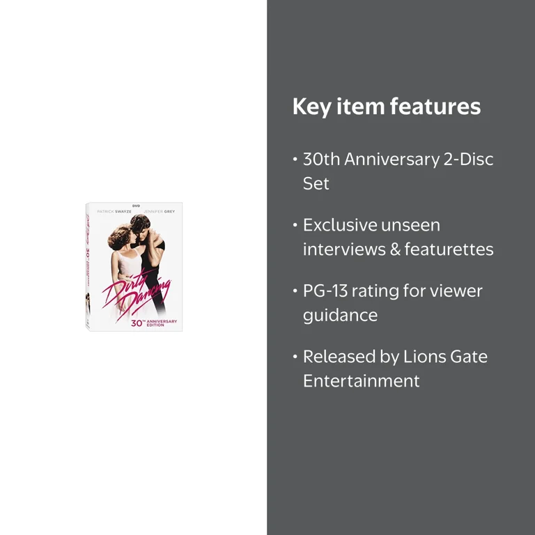 Lions Gate Films Dirty Dancing 30th Anniversary 2-disc Special