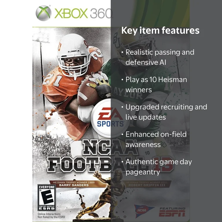 xbox360★NCAA FOOT BALL 13 海外版 北米版★箱付・ソフト Electronic Arts, NCAA Football 13, Xbox 360, Heisman Challenge