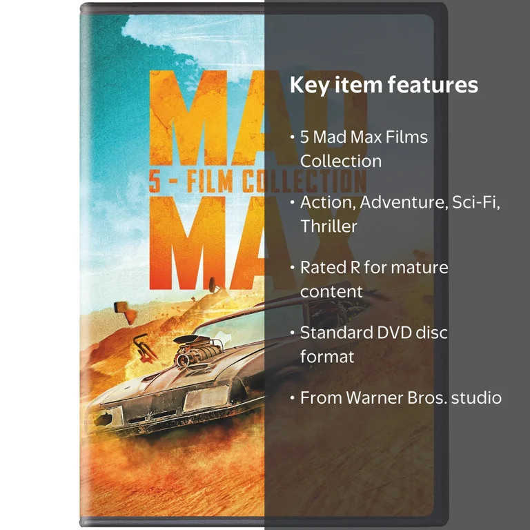 Mad Max 5-Film Collection (DVD), Action, Warner Bros. - Walmart.com