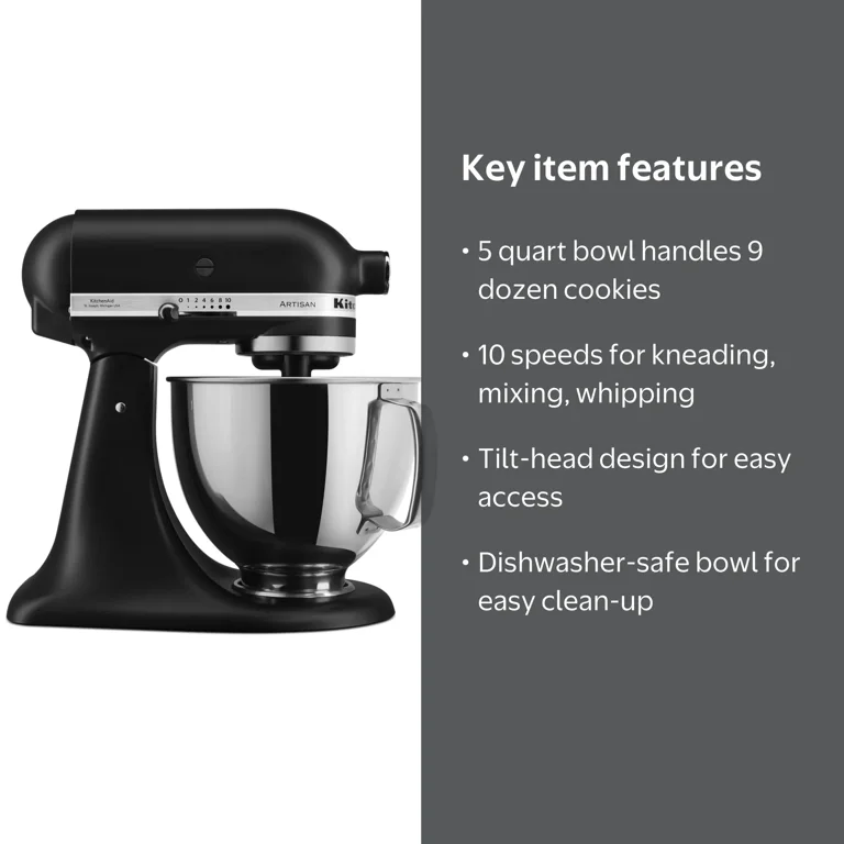 KitchenAid Artisan Series 5 Quart Tilt-Head, 10-Speeds Stand Mixer