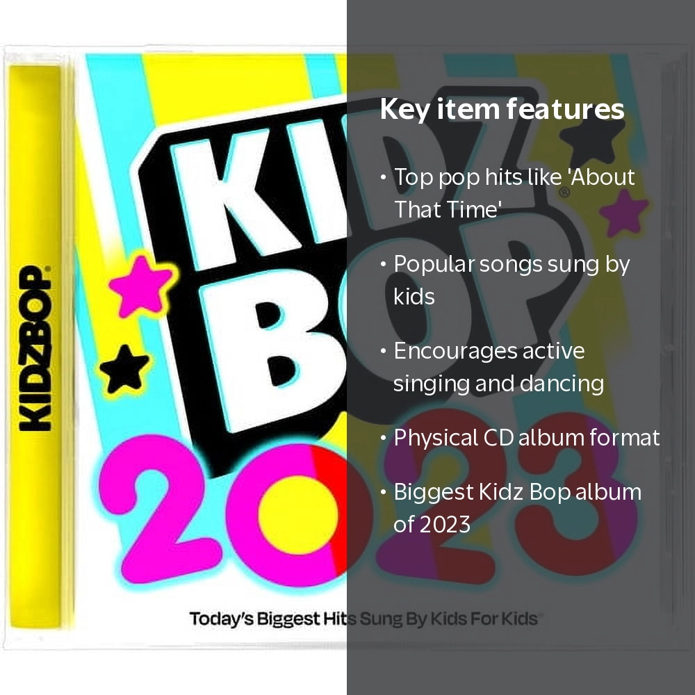 各種キッズCD Kidz Bop, Kids Album, KIDZ BOP 2023, Kids and Family CD - Walmart.com