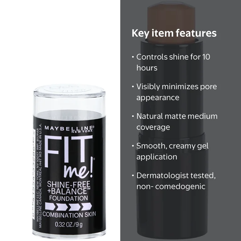 Maybelline Fit Me Matte + Poreless Shine-Free Stick Foundation
