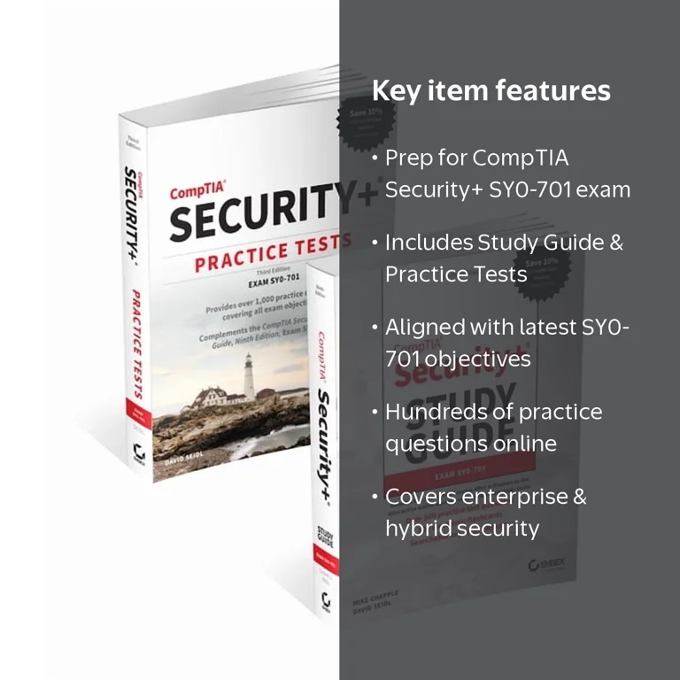 Sybex Study Guide: SY0-701 Security+ Certification Kit - Walmart.com