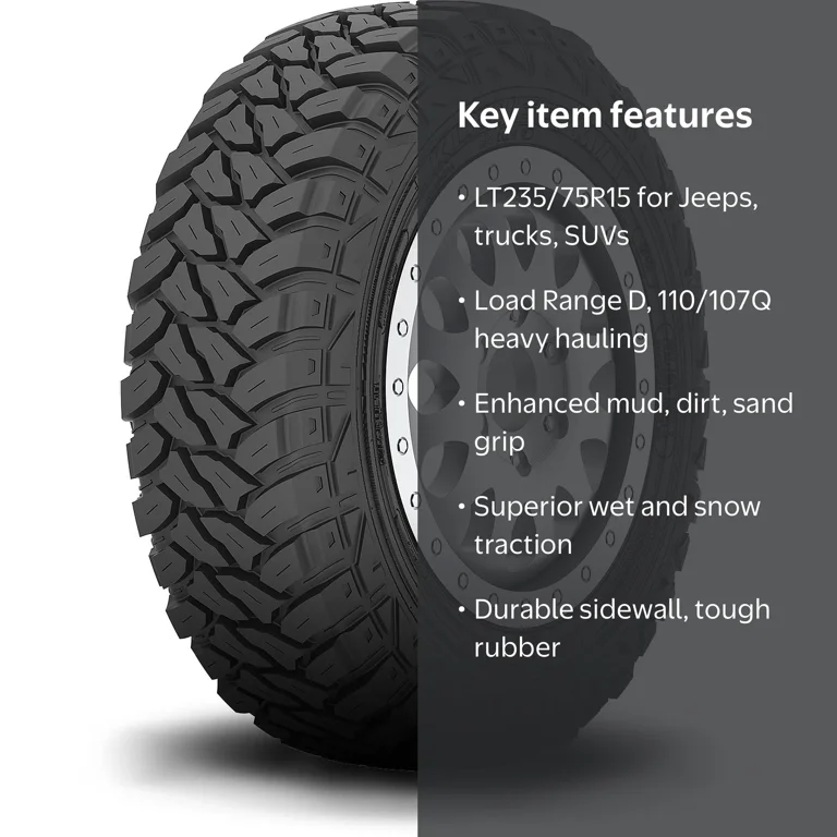 Kenda Klever MT KR29 Mud Terrain LT235/75R15 110/107Q D Light