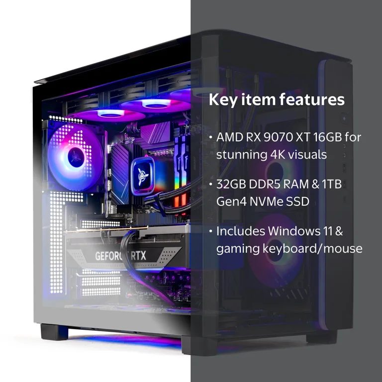 Skytech Gaming King 95 Gaming PC, AMD Ryzen 7 7800X3D 4.2GHz, AMD