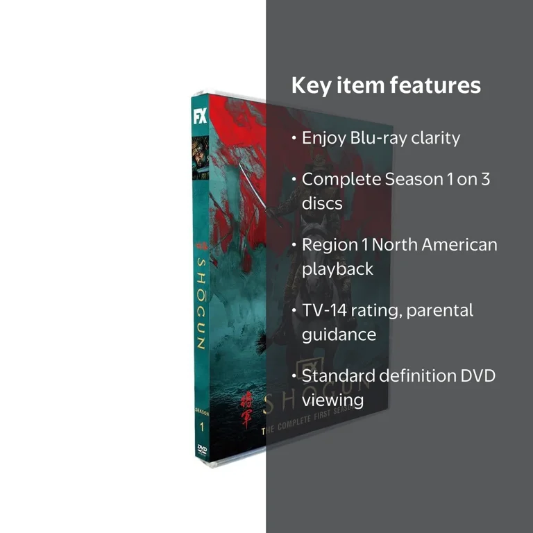 AZMedia Shōgun Complete Season 1, Blu-ray, Japanese Drama TV