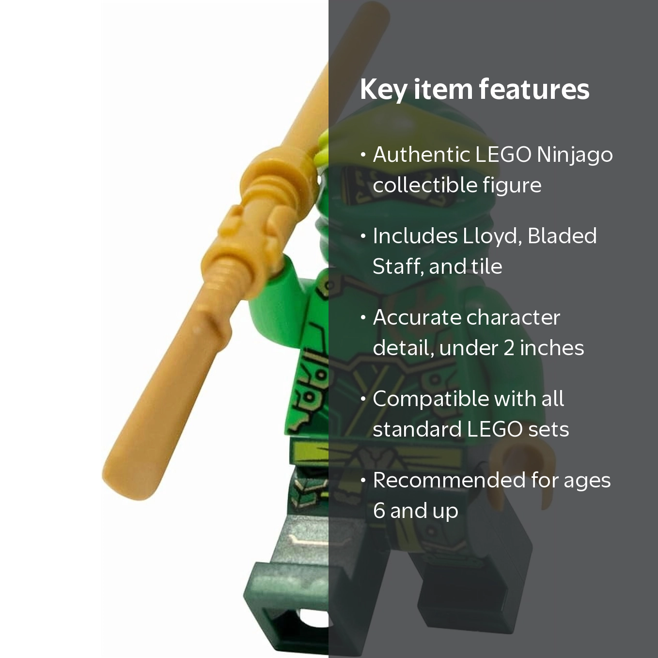 LEGO Ninjago Dragons Rising Season 2: Lloyd Minifigure with Bladed