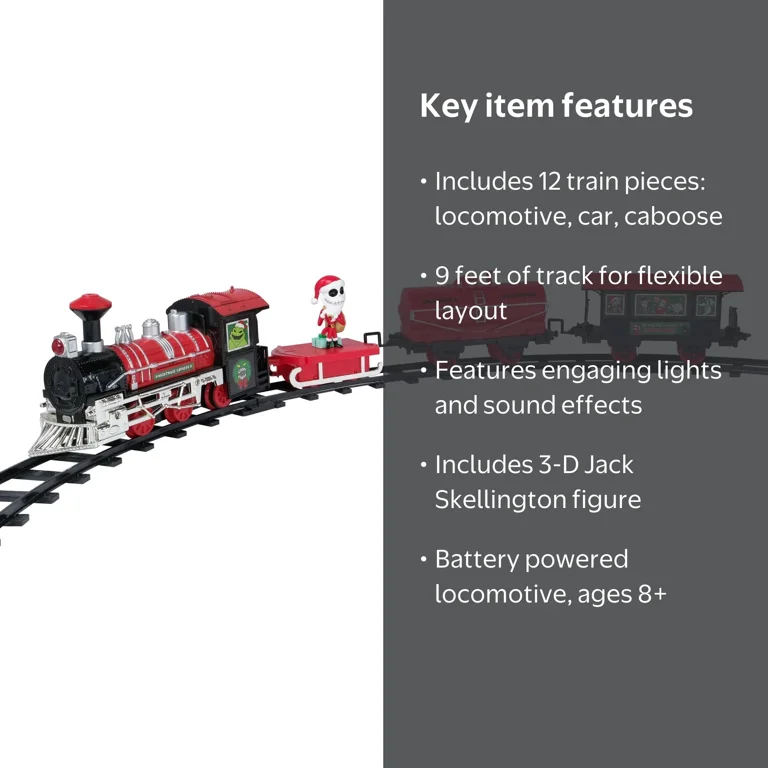 Disney the Nightmare Before Christmas Express Holiday Train Set