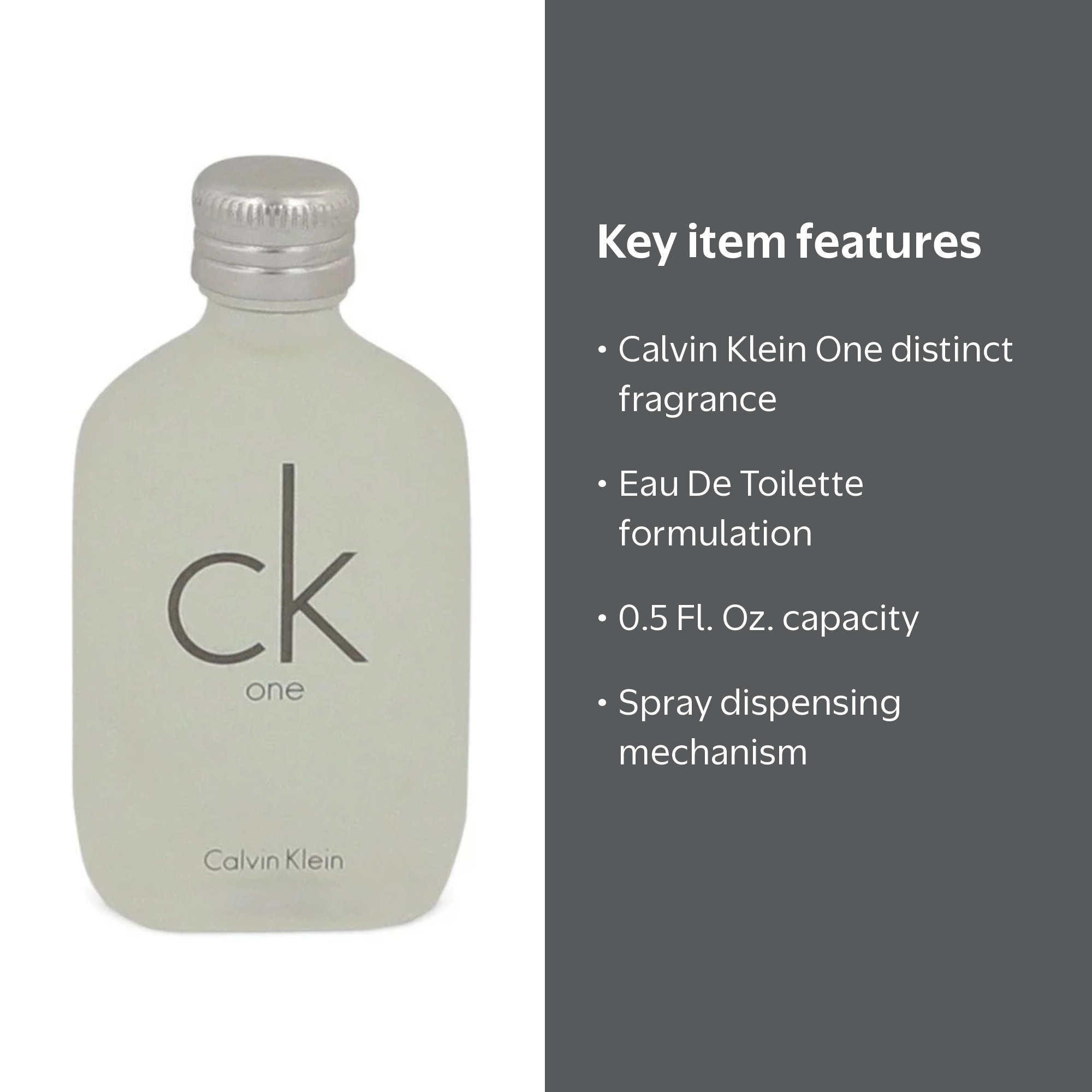 Calvin Klein One Eau De Toilette Spray, 0.5 Fl. Oz. - Walmart.com