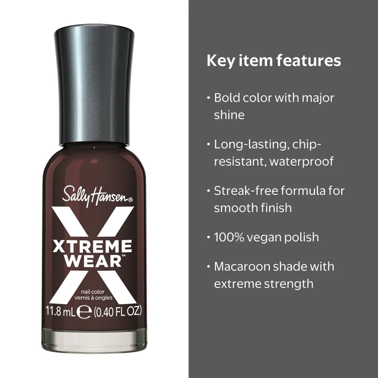 Sally Hansen Xtreme Wear Nail Polish Macaroon 0.4 fl oz Bold Color