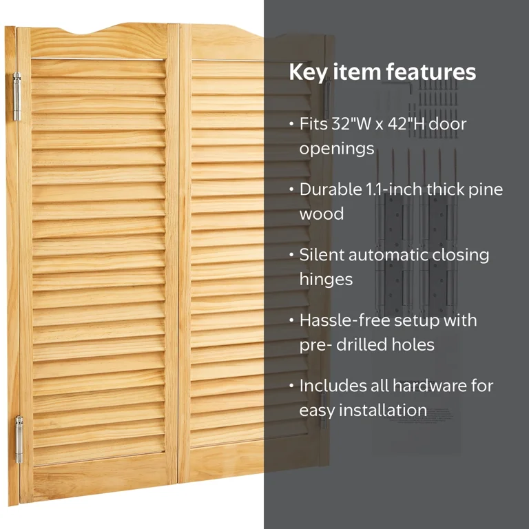 KFFKFF Twin Tavern Doors, Dimensions 32