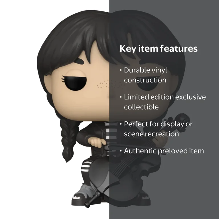 Funko POP! Television: Netflix's Wednesday Addams with Cello Vinyl