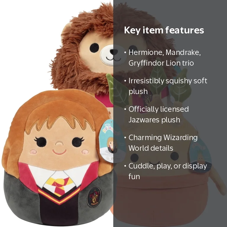 Squishmallows, Harry Potter Collection, 10 Inch, 3 Pack - Walmart.com