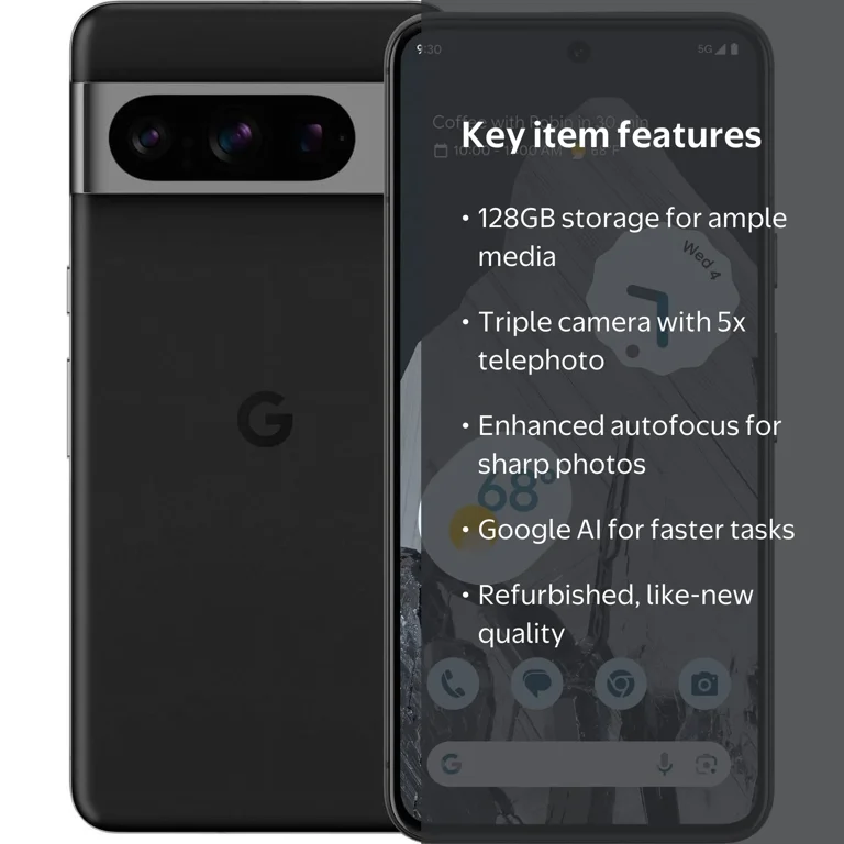 Restored Google Pixel 8 Pro 128GB - Tracfone / Straight Talk