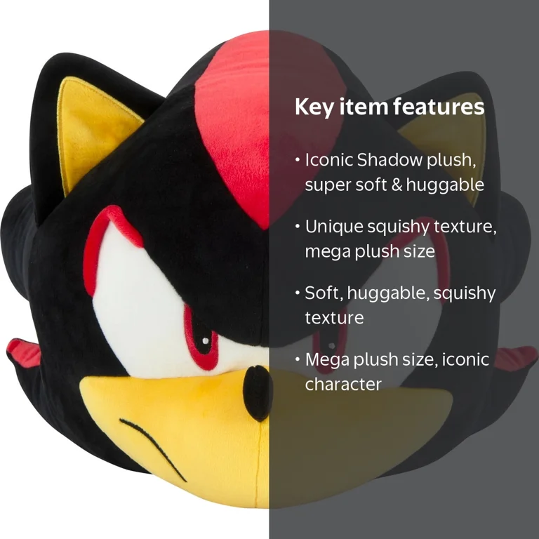 Sonic The Hedgehog Shadow the Hedgehog Mega Mocchi- Mocchi- Plush