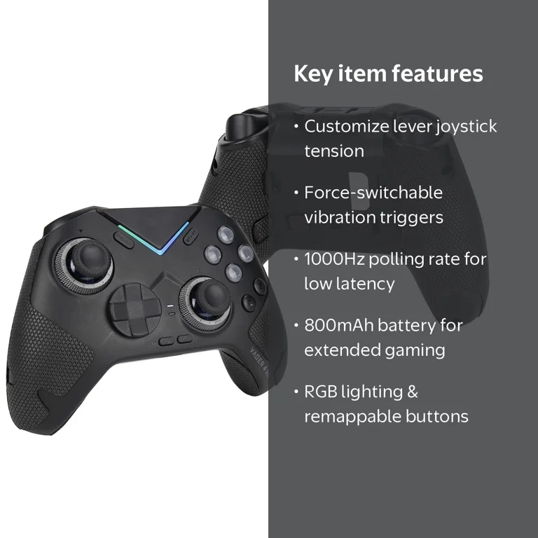 Flydigi Vader 4 Pro Black Video Game Controller - Walmart.com