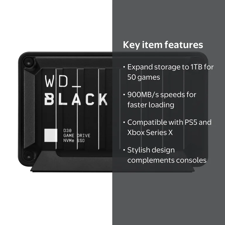 Western Digital 1TB D30 Game Drive External SSD - Walmart.com