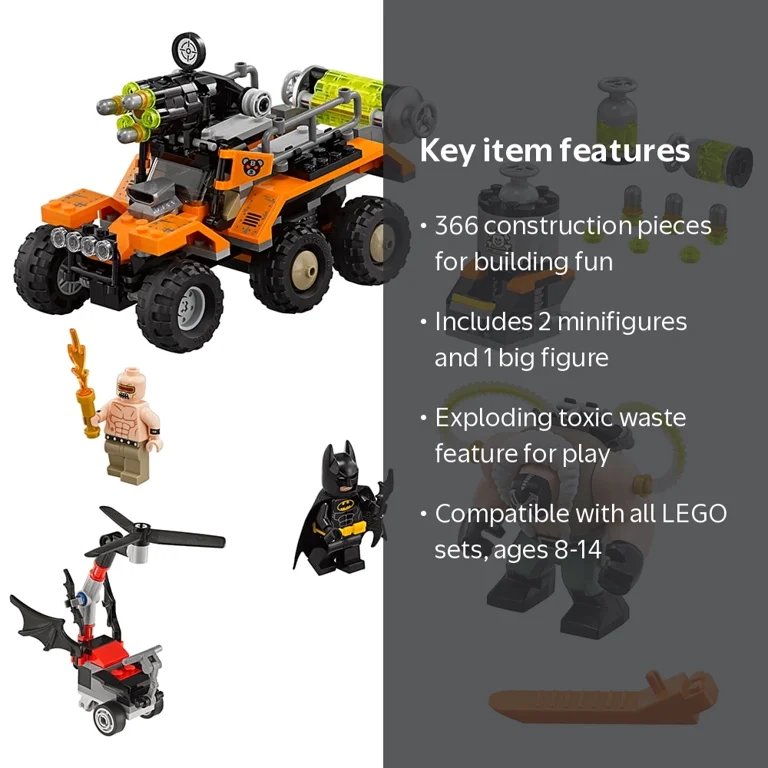 LEGO Batman Movie Bane Toxic Truck Attack 70914 - Walmart.com