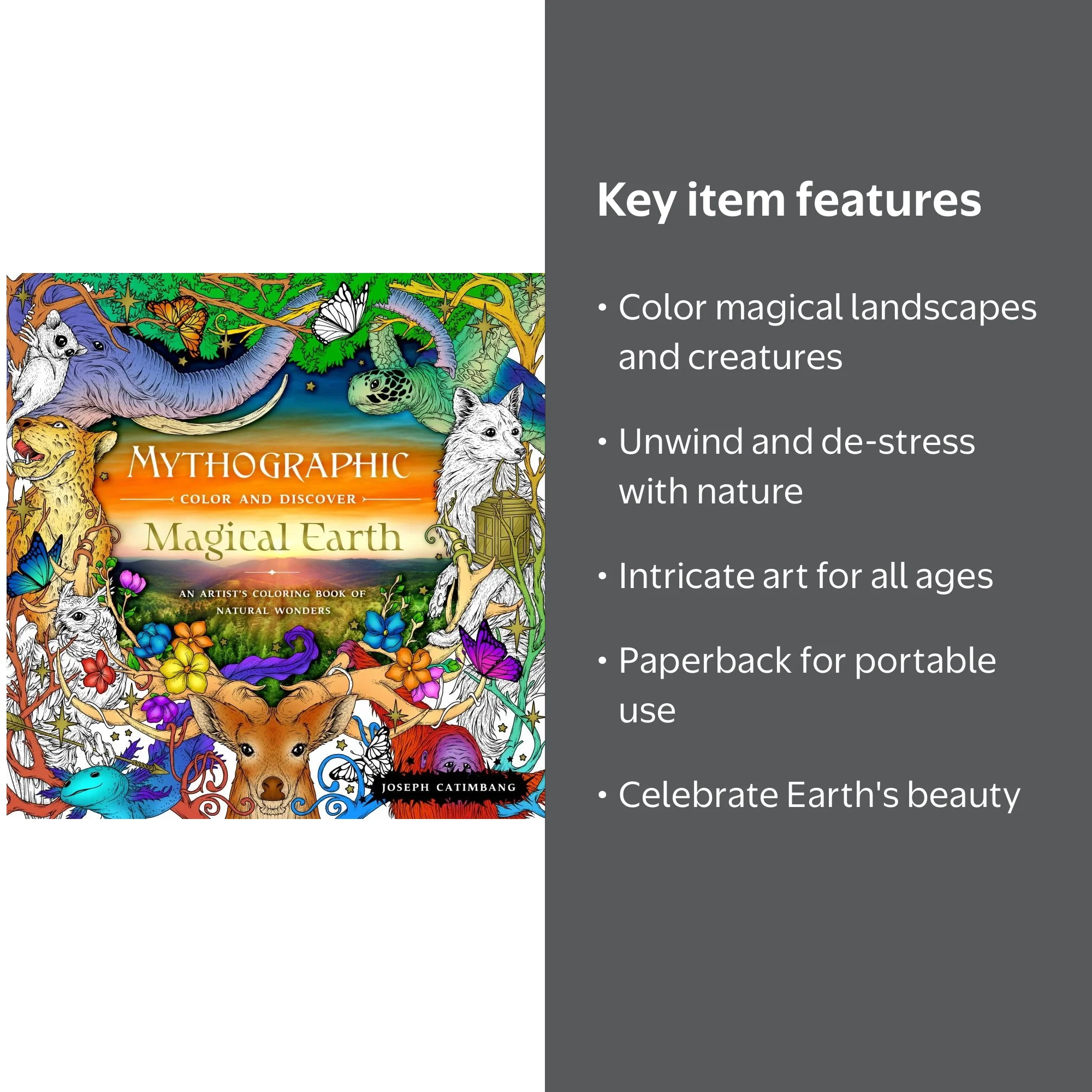 Mythographic Color and Discover: Magical Earth, Book 1, Paperback