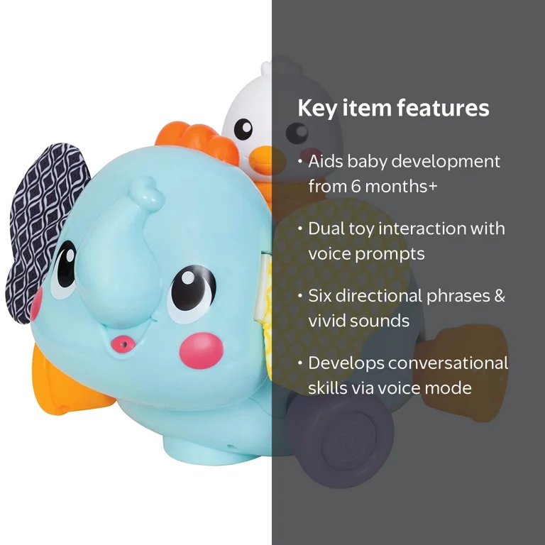 Smart Steps by Baby Trend Ele-Fun Talk Interactive Toy for Baby